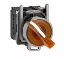 Bouton  manette lumineuse orange XB4BK125M5
