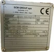 Scie &agrave; format SCM type SI 400 NOVA