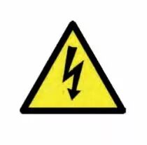 SDEE100 Etiquette adhsive de signalisation danger: ECLAIR