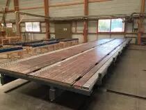 Table de montage ossature bois Weimann relevable face à face