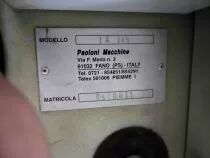 TOUPIE PAOLONI INCLINABLE TX 145  N°S 9410011 ANNEE 1998